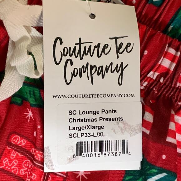 Southern Couture Pajama Pants Preppy Christmas Lounge Pants Size L/XL NEW - Picture 11 of 15